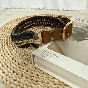 Venta al por mayor de lujo personalizado <span class=keywords><strong>Martingale</strong></span> Collar de perro en Premium Nylon antideslizante seguro cómodo diseño para perros grandes, medianos y pequeños - Product Image 2