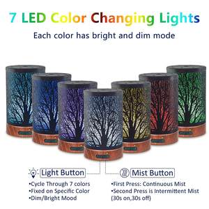 Điện rừng đen cây kim loại hương liệu tinh dầu mùi hương khuếch tán không khí tạo độ ẩm khuếch tán hương thơm - Product Image 2