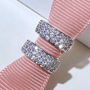 Elegant Zircon <b>Ear</b> <b>Cuff</b> For Women Sparkling Pave Crystal Design Statement Fashion <b>Earrings</b> - Product Image 4