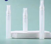 Flacon pulvérisateur de parfum en plastique PP de 10 ml en forme de stylo avec pompe pulvérisatrice pour crème pour le visage, emballage cosmétique sérigraphié