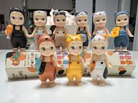 Grensoverschrijdende Nieuwe Platte Engel Figuur PVC Blind Box Dieren Fruit Kersenbloesem Anime Auto Decoratie Telefoon Charm Pop Mystery Box