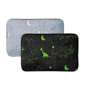 Chất Lượng Cao Tùy Chỉnh Phòng Ngủ Luminous Carpet Glowed Trong Bóng Tối Một Mềm Coral Velvet Carpet Alfombras Luminosa - Product Image 4