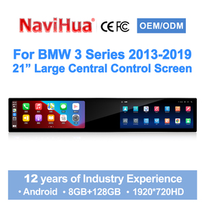 Navihua, Nuevo Radio Multimedia para Auto Android de 21'' con Pantalla Doble Completa, Carplay, DSP, para BMW Serie 3 F30 NBT 2013-2019 - Product Image 1