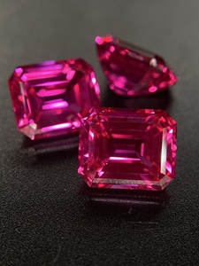 Grc Emerald Cut Certified Lab Grown Green Loose Gemstone Luxury Custom Synthetic Stone Gems Intense Pink Diamond 13*11mm - Product Image 3
