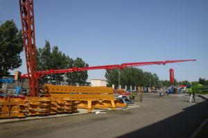 JIUHE, fabricant de flèches de placement de béton, flèche de placement de béton hydraulique mobile 22m/28m <span class=keywords><strong>pour</strong></span> la construction, flèche de placement auto-escaladante - Product Image 2