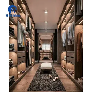 DS Top Quality New Modern Customized Wardrobe Design for Dressing Room Walk in Closet for Apartment