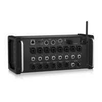 Console de mixage numérique XR16 16 canaux avec Bluetooth/USB, construction en plastique et métal, utilisation en studio et DJ, enregistrement multi-pistes