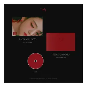 1 ° Album singolo di Jisoo Blackpink Mini Album di foto in PVC e copertina in pelle per porta carte regalo o foto - Product Image 5
