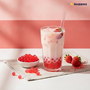 ไข่มุกป๊อปปิ้งรสสตรอว์เบอร์รี่ ไต้หวัน ฮาลาล ไข่มุกฮาลาล ทีพีโอคาฮาลาล - Product Image 6