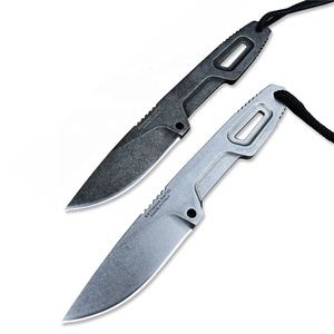 Couteau de camping multifonctionnel DIY en acier D2, couteau de survie et de chasse à manche intégral pour l'extérieur, OEM - Product Image 1