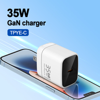 Justlink-Cargador eléctrico tipo C súper rápido de 35W, adaptador de fuente de alimentación, compatible con dispositivos Android, teléfonos móviles Huawey