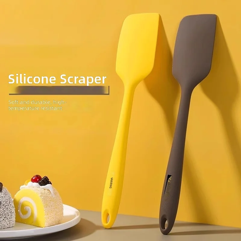 Silicone Rubber Food Grade BPA-Free Heat Resistant Dishwasher Oven Microwave Safe T-Shaped Kitchen Spatula Cream Mixing Cake