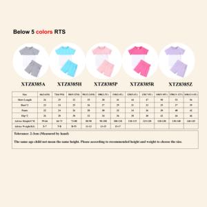 1-13 Năm Trẻ Em Quần Áo Cô Gái Mùa Hè Hai Mảnh Bé Bông Quần Áo Đặt Toddler Cậu Bé Trang Phục Trẻ Em Cô Gái Quần Áo Bộ Bán Buôn - Product Image 2