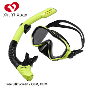 Masque de plongée pour adulte Xinyixuan personnalisé, verre trempé, anti-buée, étanche, sangle réglable pour la plongée sous-marine et le snorkeling - Product Image 1