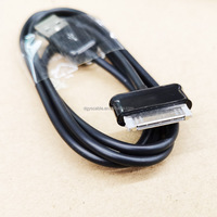 Kabel Data pengisi daya komputer Tablet USB 2.0 pria ke 30pin kompatibel dengan Tablet Tab P1000 P100 P3110