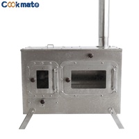 Poêle à bois multifonctionnel de style européen pour la cuisson en plein air, grand réchauffeur, poêle à bois de jardin avec four