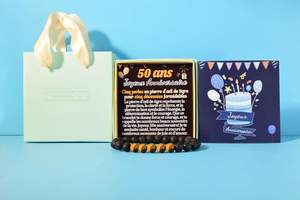 Original Idee Cadeaux Anniversaire Pour Mon Beau <span class=keywords><strong>Papa</strong></span> Son Petit Fils Tonton Neveu Frere Papy Mari Pulseras Bijoux 50 <span class=keywords><strong>Pulsera</strong></span> - Product Image 2