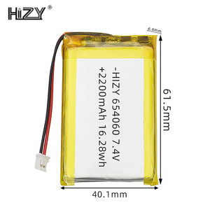 공장 도매 654060 7.4V 2200mAh 폴리머 배터리 - Product Image 6