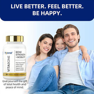 Vitamine D3 et Vitamine K2 de haute qualité à base de plantes, calcium en gélules molles, soutien de la santé osseuse et amélioration des fonctions cognitives - Product Image 4