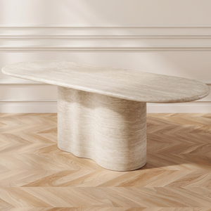 <span class=keywords><strong>Table</strong></span> <span class=keywords><strong>console</strong></span> de salle à manger en marbre travertin naturel moderne, modèle <span class=keywords><strong>2026</strong></span>, très demandée pour l'ameublement de salle à manger - Product Image 1