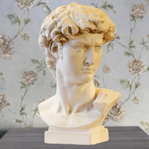 Sculpture romaine sculptée à la main en pierre naturelle célèbre buste de sculpture en marbre masculin à <span class=keywords><strong>vendre</strong></span> - Product Image 3