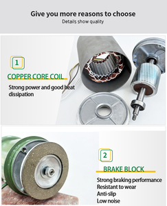 Porte à enroulement moderne en alliage d'aluminium JAYATA DC600kg avec <span class=keywords><strong>moteur</strong></span> AC/DC pour garage, entrepôt, hôtels et villas - Product Image 3