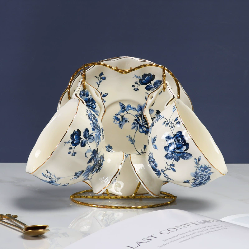 double cup and saucer