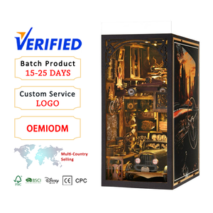 Tự làm cuốn sách Nook kit-sáng tạo mini kệ sách chèn cho trang trí nội thất, món quà hoàn hảo cho những người yêu thích cuốn sách, tùy chỉnh thủ công bằng gỗ dự án - Product Image 1