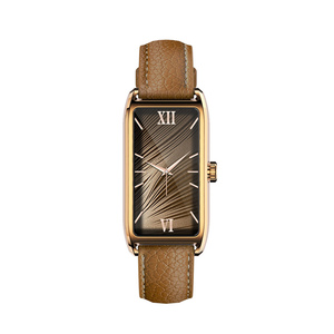 Montre connectée unisexe Stahub avec écran tactile AMOLED, étanche IP68, connectivité cellulaire, autonomie de 5 à 10 jours, bracelet en cuir - Product Image 1