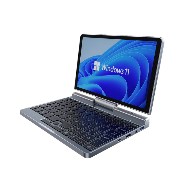 8 Inch Flip 360 Degree Yoga Mini Pocket Touch Screen DDR4 Intel N100 New US Plug English Keyboard Windows 11 90Hz Laptop for