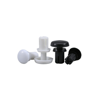 Attaches à pression en nylon noir et blanc de type R, clips d'extension pour cartes de circuits imprimés pour assemblage électronique