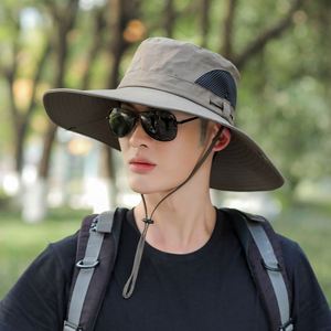 Chapeau de soleil à large bord UPF 50+ avec protection UV pour hommes et femmes, idéal pour la plage, le safari, le jardinage, le golf, la pêche, cadeau promotionnel - Product Image 4