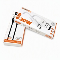 Boîte en papier personnalisée pour accessoires de téléphone portable, emballage pour câble de charge et de données avec crochet