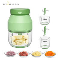 Mini hachoir à viande électrique multifonction sans fil Usb automatique portable sans fil maison cuisine broyeur mélangeur ail hachoir