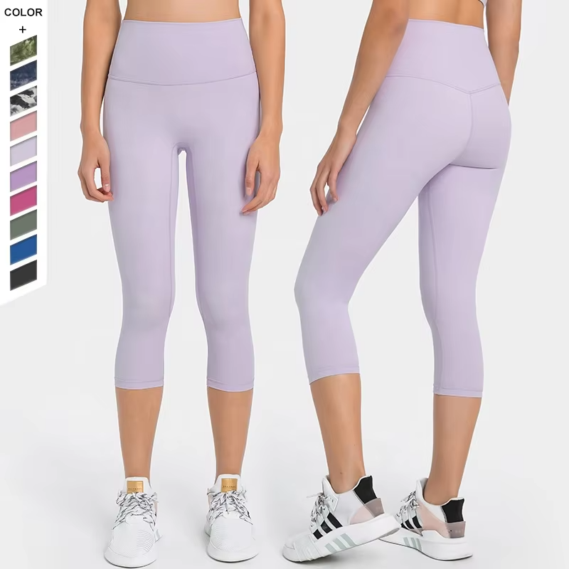 High Waist Sport Stretchy Printed Soft Yoga Pants XL Athletic Wear Scrunch Butt Leggings Custom Seamless Comfortable Workout