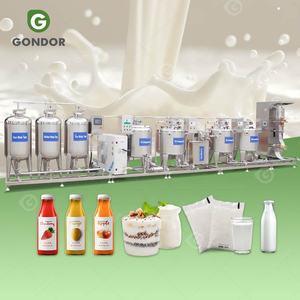 Ordeño a pequeña escala Alta productividad Línea completa de producción de yogur Equipo de proceso Hacer máquina de leche - Product Image 1