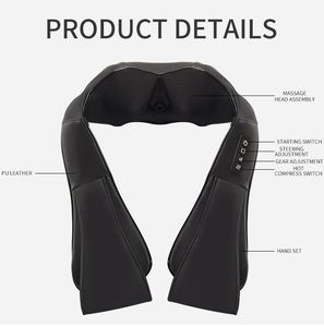 Nuovo arrivo controllo portatile riscaldamento 5D impastare compressione aria Smart collo spalla tensione rilassare spalla massaggiatore spalla