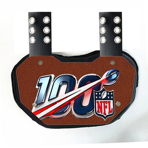 อุปกรณ์ป้องกันสำหรับหมวกกันน็อคสำหรับผู้ใหญ่แผ่นหลังอเมริกันฟุตบอลสำหรับเด็กและผู้ใหญ่ที่มีแผ่นรองไหล่และหลังส่วนล่าง - Product Image 3