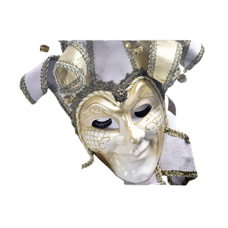 Comércio exterior personalizado Halloween chama veneziana high-end 10 canto horror carnaval festa