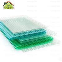 Toiture en polycarbonate massif de 10 mm découpée sur mesure, résistante au feu, transparente, pour entrepôts