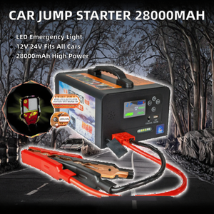 LED Lights Car Jump Starter 12V 24V Emergency Power <strong>Booster</strong> Vehicle Emergency Power Supply Portable Car Power Emergency Tools - Product Image 6