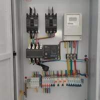 Panel Kontrol Motor Kustom Industri DOL Starter Contactor Cabinet MCCB 200A 24VDC untuk Kotak Peralatan Mesin Berat
