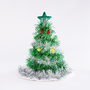 Arbre <span class=keywords><strong>de</strong></span> Noël pour adultes avec paillettes et étoile dorée en sommet, 17 pouces, cadeau <span class=keywords><strong>de</strong></span> fête, accessoire <span class=keywords><strong>de</strong></span> costume fantaisie, chapeaux originaux pour hommes et femmes - Product Image 3