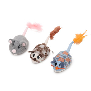 Electric Mouse <b>Cat</b> <b>Toy</b> Plaid Faux Fur Automatic Teaser For Kittens And Young <b>Cats</b> <b>Interactive</b> Pet Supplies - Product Image 1