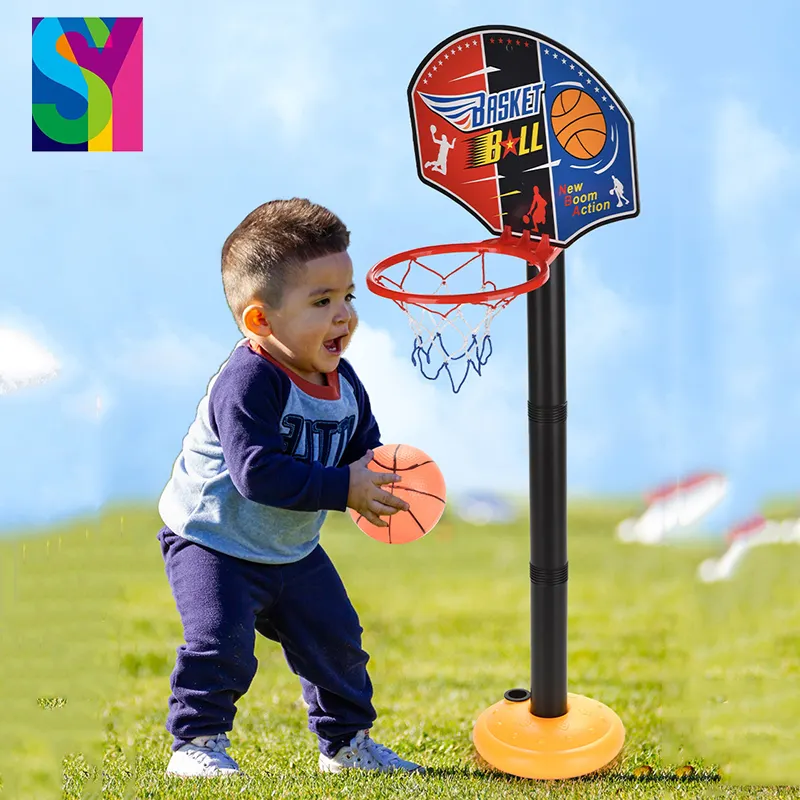 Комнатный Регулируемый баскетбольный щит SY, игрушка-обруч для детей и взрослых, семейные игры для дома и офиса, баскетбольные игрушки