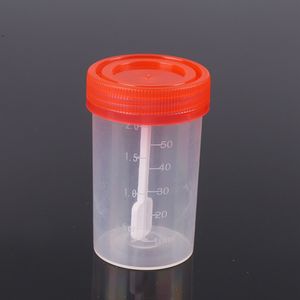 Tasse d'échantillonnage jetable avec conteneur de détection de selles graduées Tube à essai couvercle à vis appareil médical échantillon tasse d'échantillon - Product Image 3