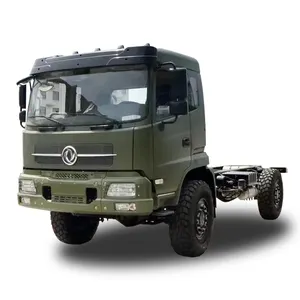 Chinese Brand 4*4 Off-road 4WD Euro-5 Hardcore Quality Style Flatbed Truck With Tent And Detachable Seats