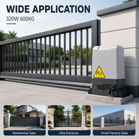 Moteur de portail coulissant 320W 600Kg à commande directe d'usine, ouvre-porte coulissant électrique automatique pour entrée de villa