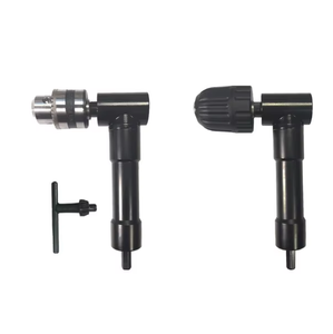 Perceuse électrique à angle droit à 90 degrés outil d'angle de mandrin à trois mâchoires, outil de pliage électrique à angle droit en alliage avec clé - Product Image 1