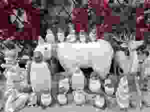 Espantapájaros Impermeable Hecho a Mano, Simulación de Reno de Tela Flocada, Repelente de Aves, Control de Plagas, Espantapájaros Artificial - Product Image 6